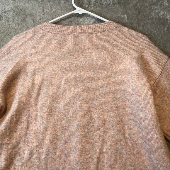 Modcloth Sz M Sparkles and Stardust Embellished V-Neck Wool Blend Sweater Womens - Picture 3 of 6